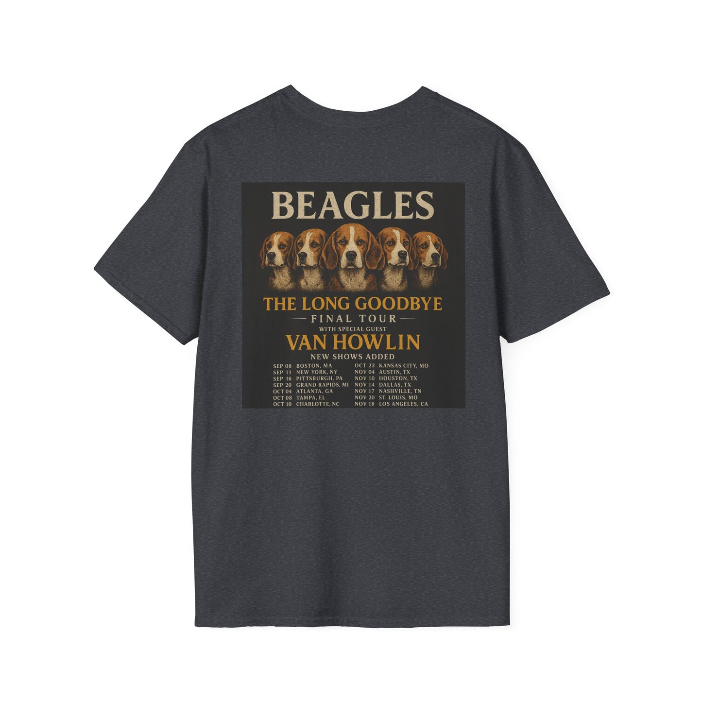 Beagles Band Tour 2023 T-Shirt Hotel Caninefornia Edition