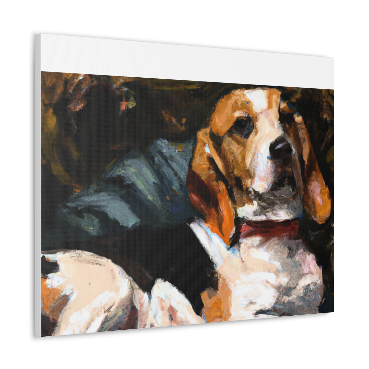 Delacroix's Beagle - Canvas