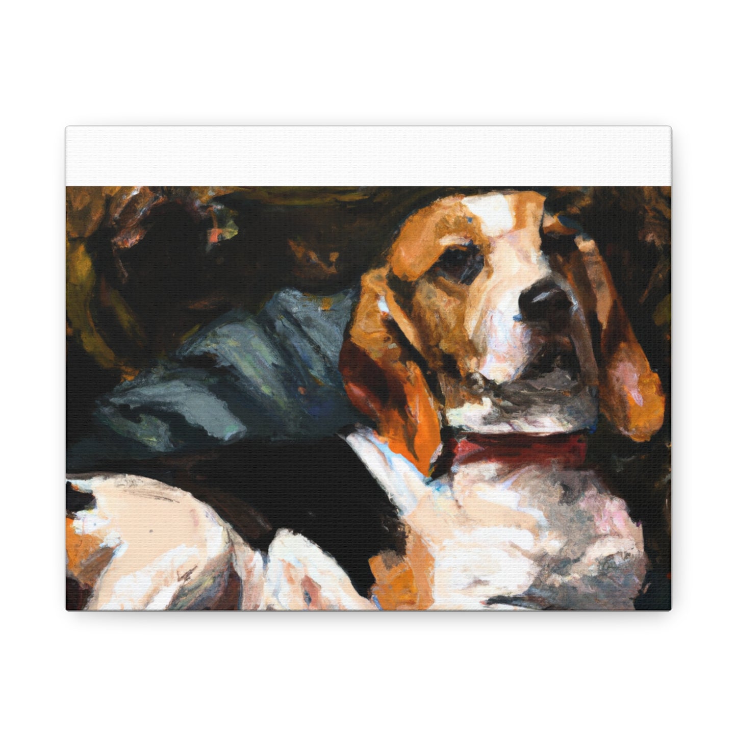 Delacroix's Beagle - Canvas