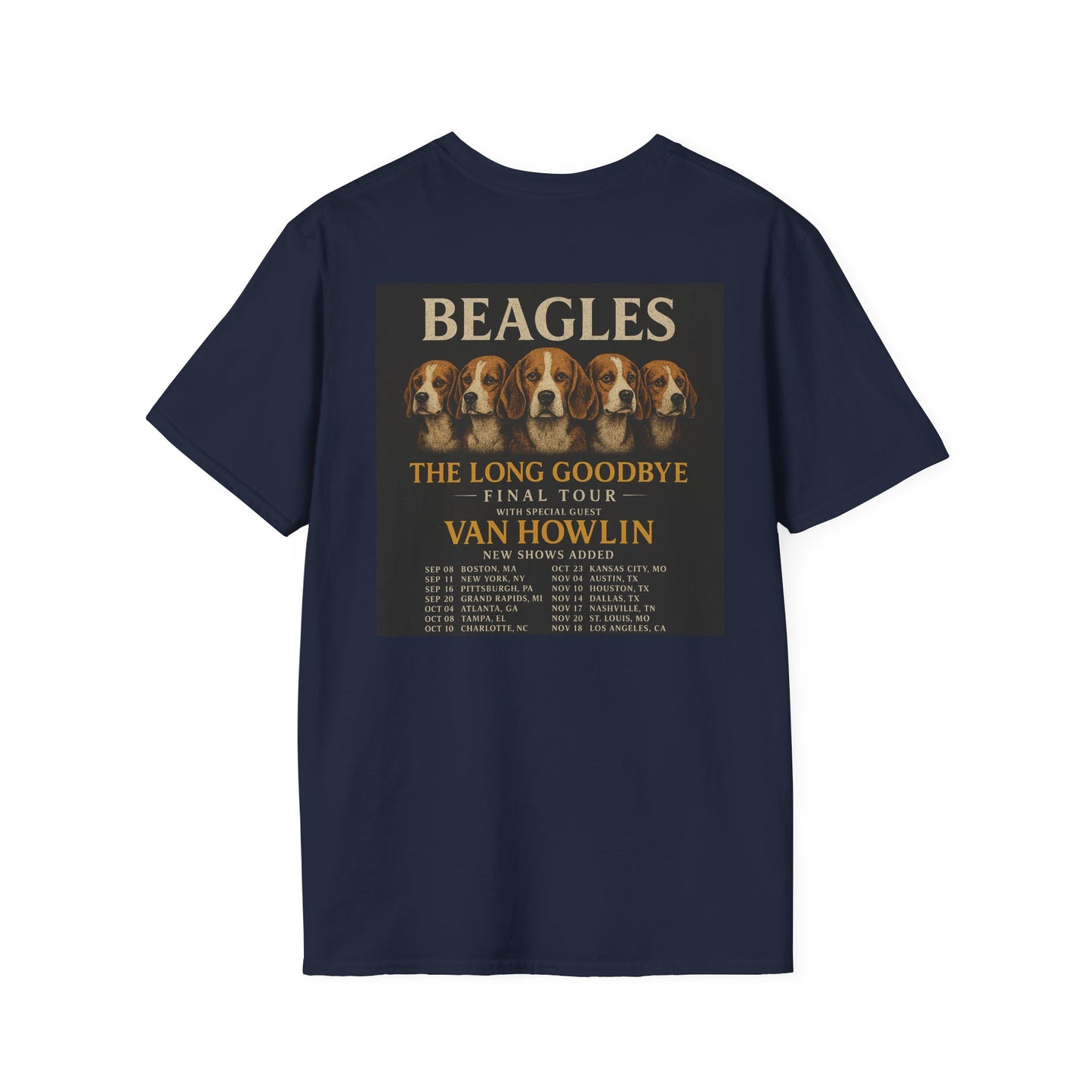 Beagles Band Tour 2023 T-Shirt Hotel Caninefornia Edition