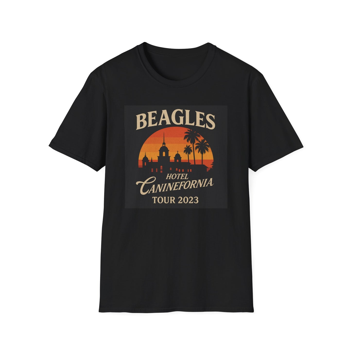 Beagles Band Tour 2023 T-Shirt Hotel Caninefornia Edition