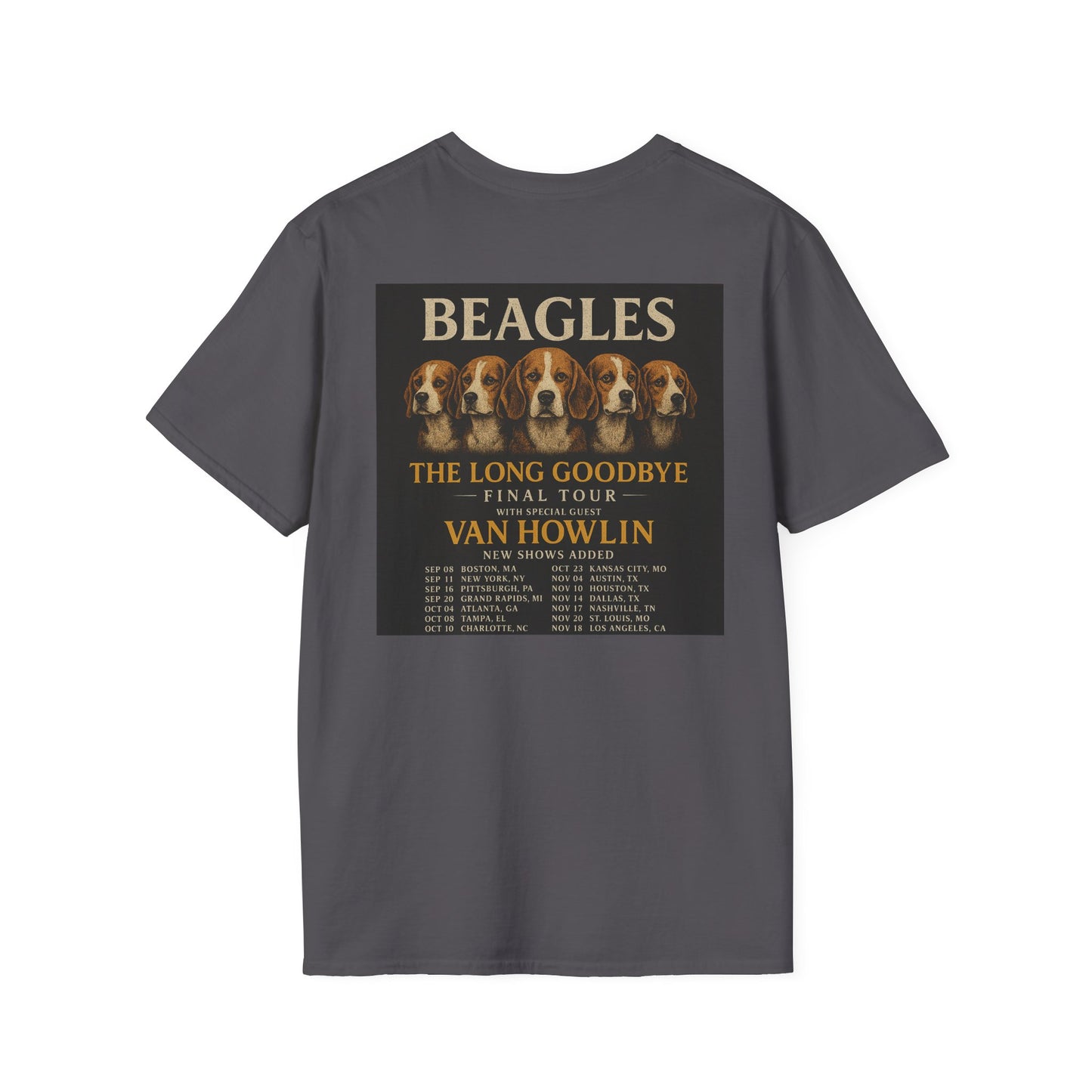 Beagles Band Tour 2023 T-Shirt Hotel Caninefornia Edition