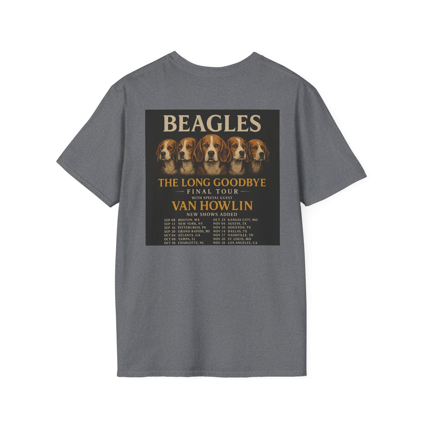 Beagles Band Tour 2023 T-Shirt Hotel Caninefornia Edition