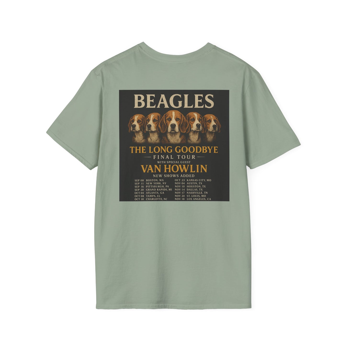 Beagles Band Tour 2023 T-Shirt Hotel Caninefornia Edition