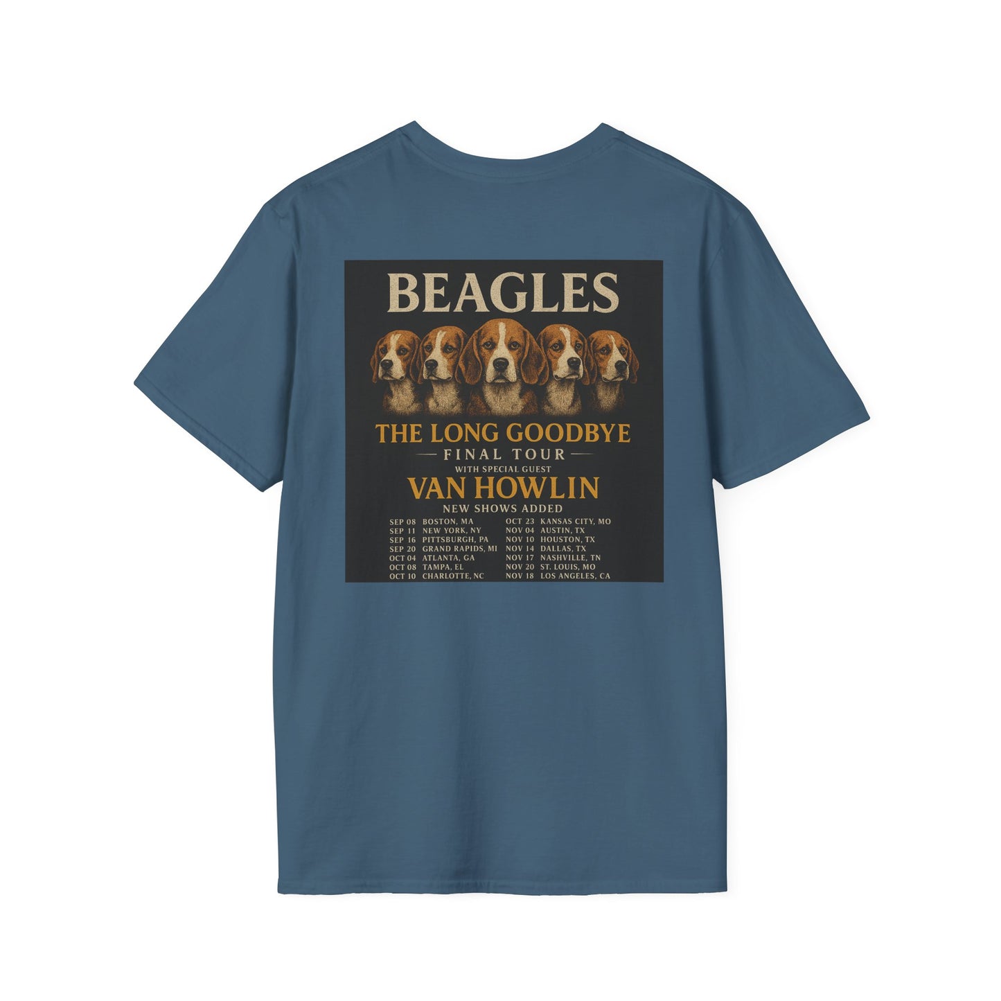 Beagles Band Tour 2023 T-Shirt Hotel Caninefornia Edition