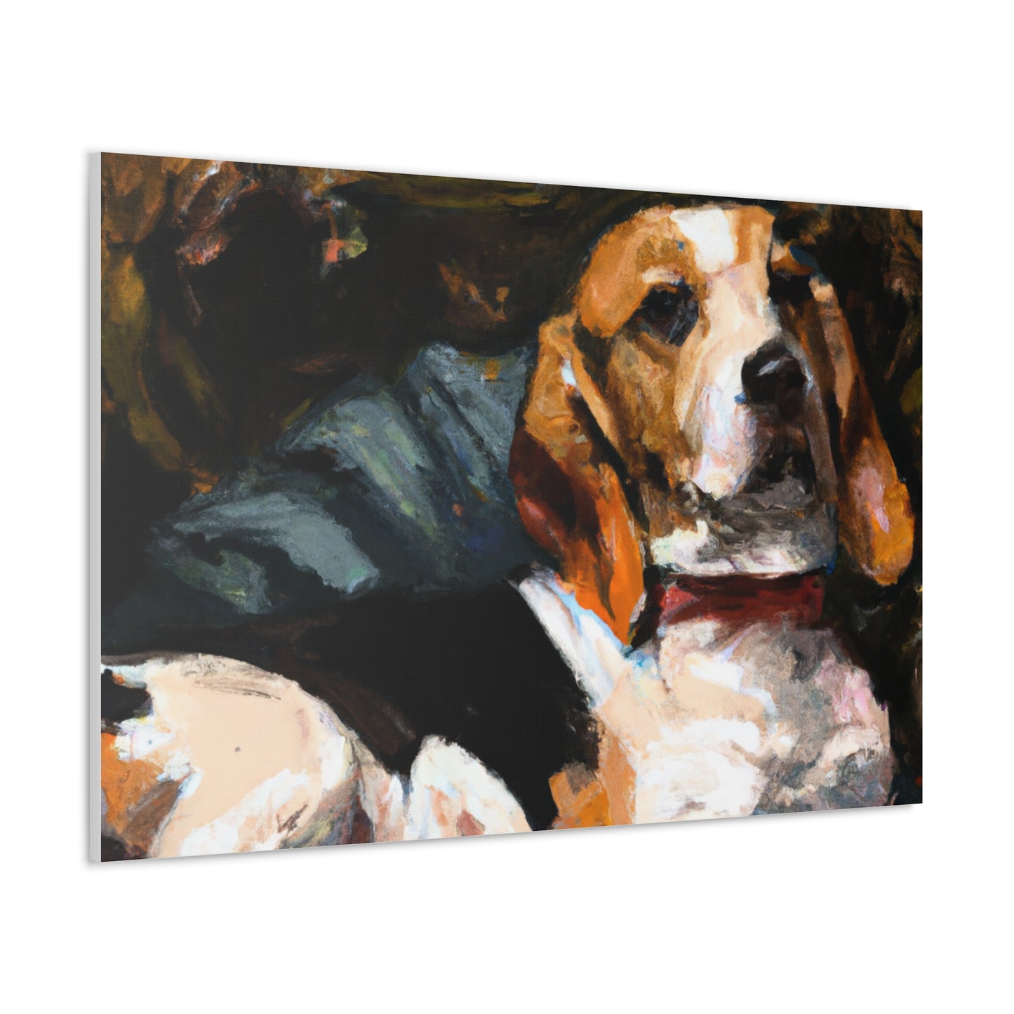 Delacroix's Beagle - Canvas