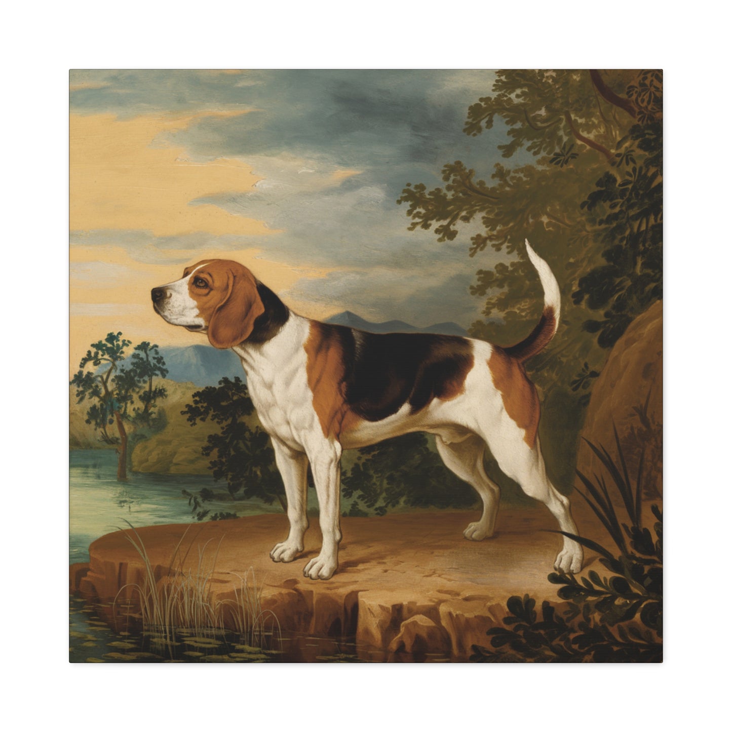 The Beagle's Serene Adventure