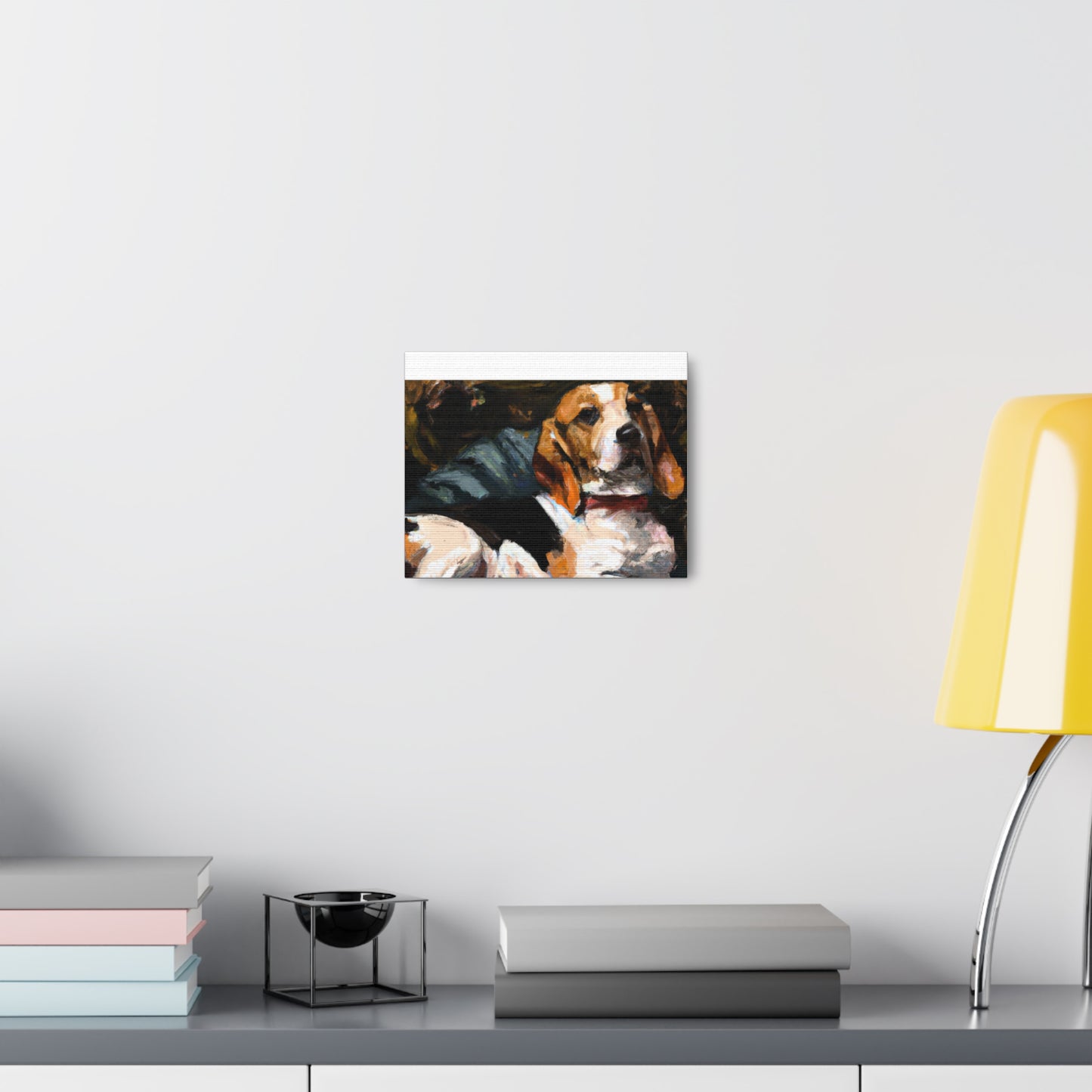 Delacroix's Beagle - Canvas