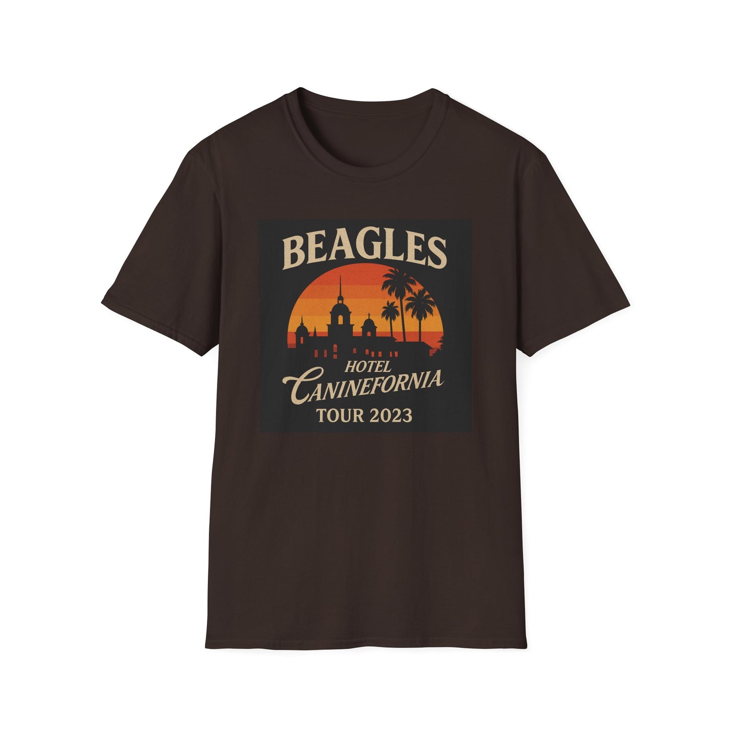Beagles Band Tour 2023 T-Shirt Hotel Caninefornia Edition