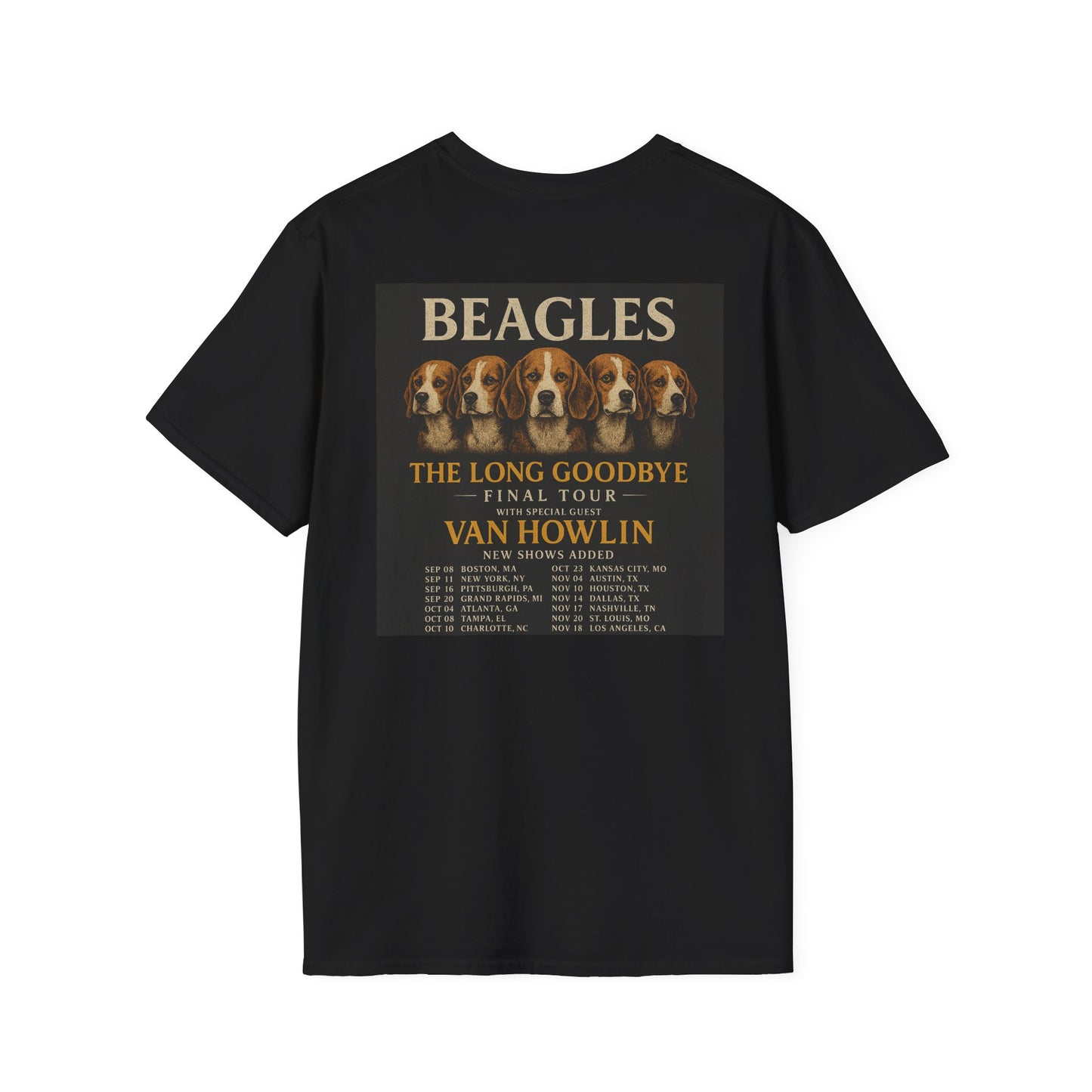 Beagles Band Tour 2023 T-Shirt Hotel Caninefornia Edition