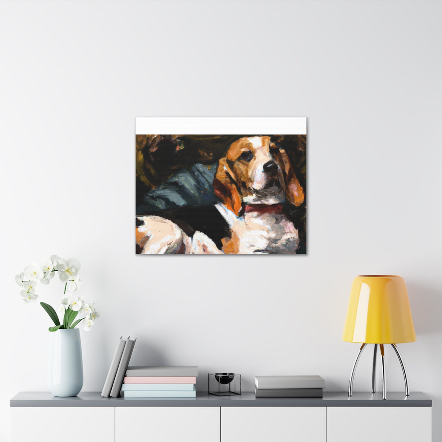 Delacroix's Beagle - Canvas