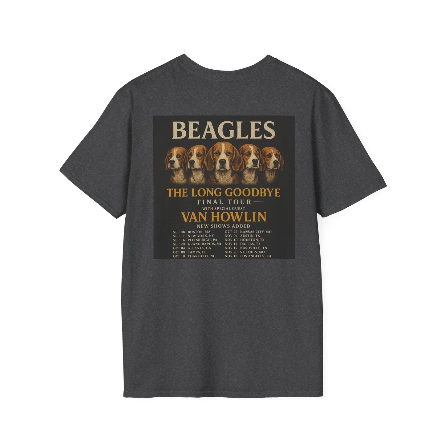 Beagles Band Tour 2023 T-Shirt Hotel Caninefornia Edition