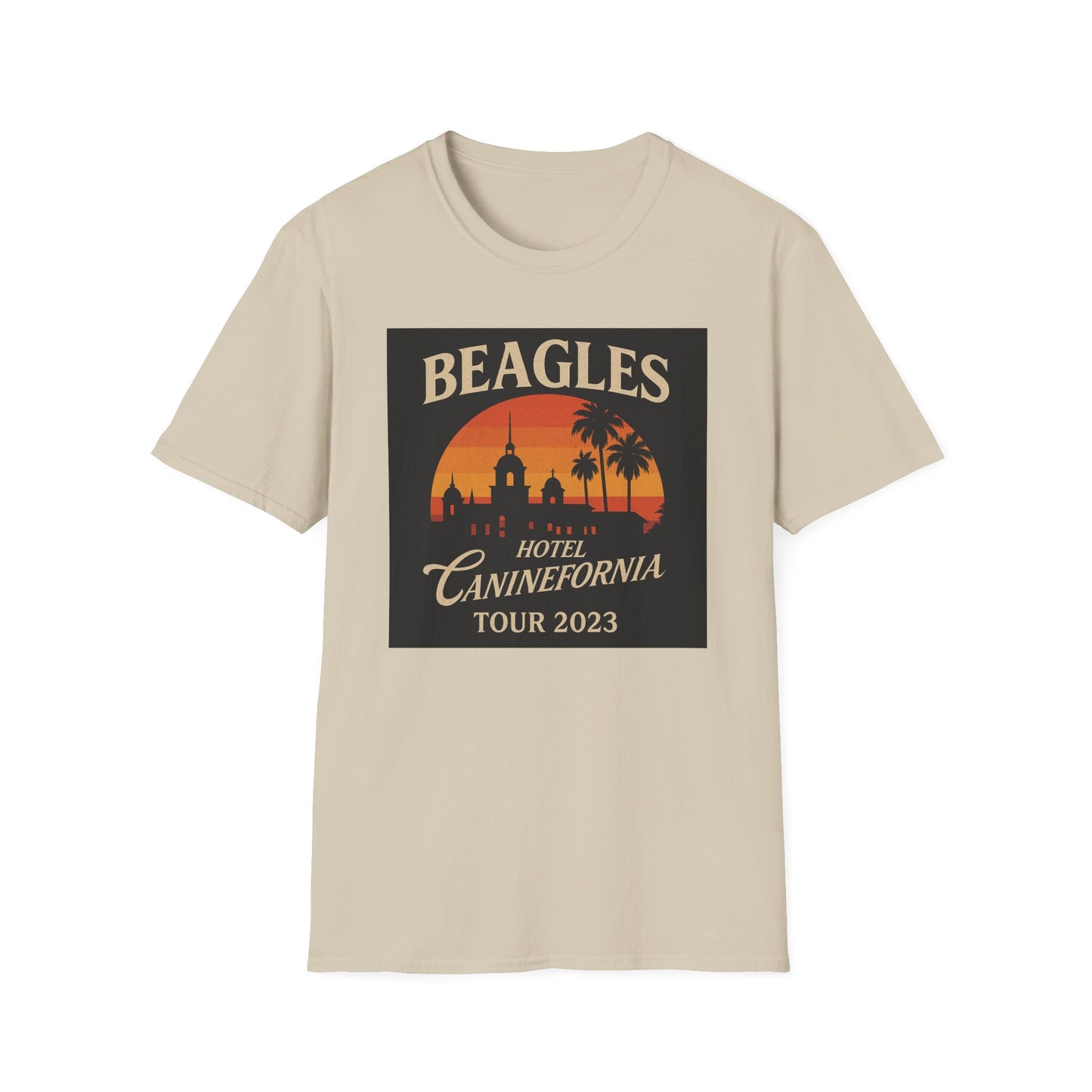 Beagles Band Tour 2023 T-Shirt Hotel Caninefornia Edition