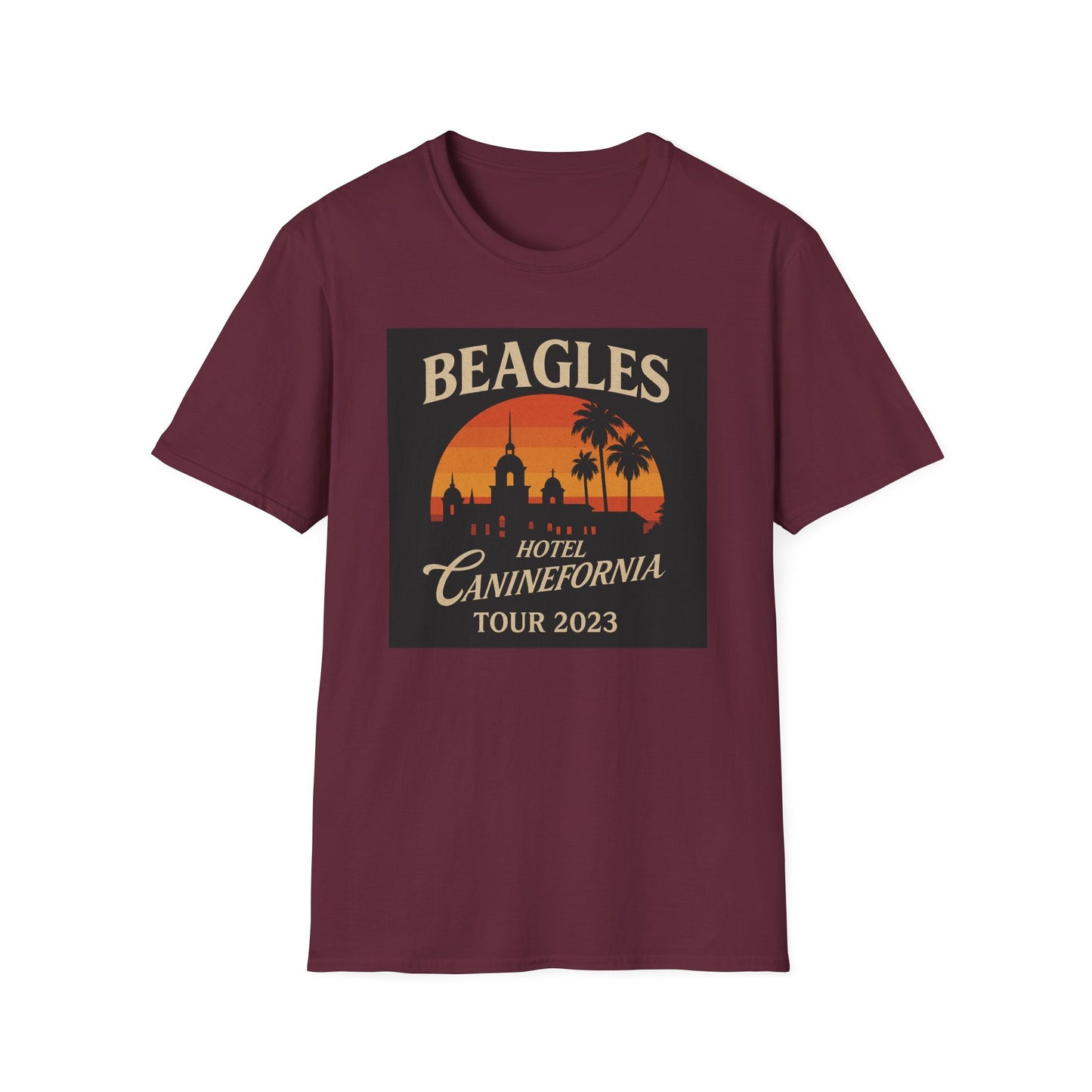 Beagles Band Tour 2023 T-Shirt Hotel Caninefornia Edition